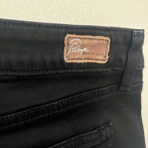 Paige Denim | Roxie Capri Stretch Black Pants Jeans Made in USA, size 29